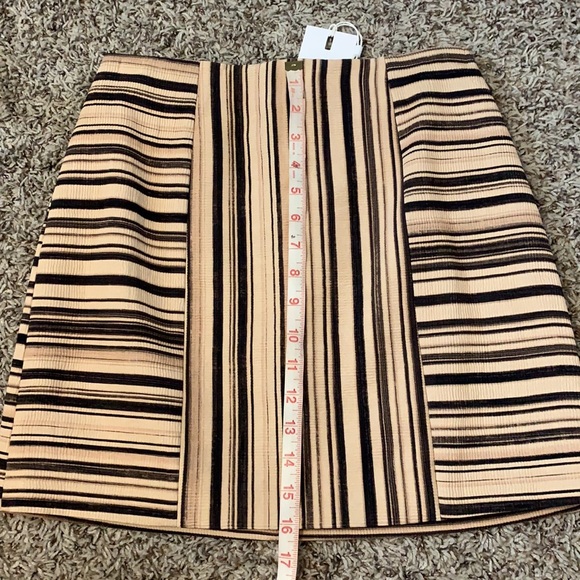 NWT CMEO Collective Making Time Black + Sand Skirt - Picture 5 of 8